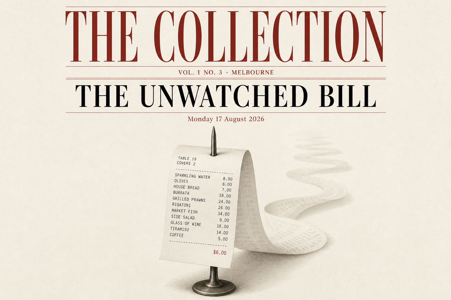 The Unwatched Bill, Monday 17 August 2026