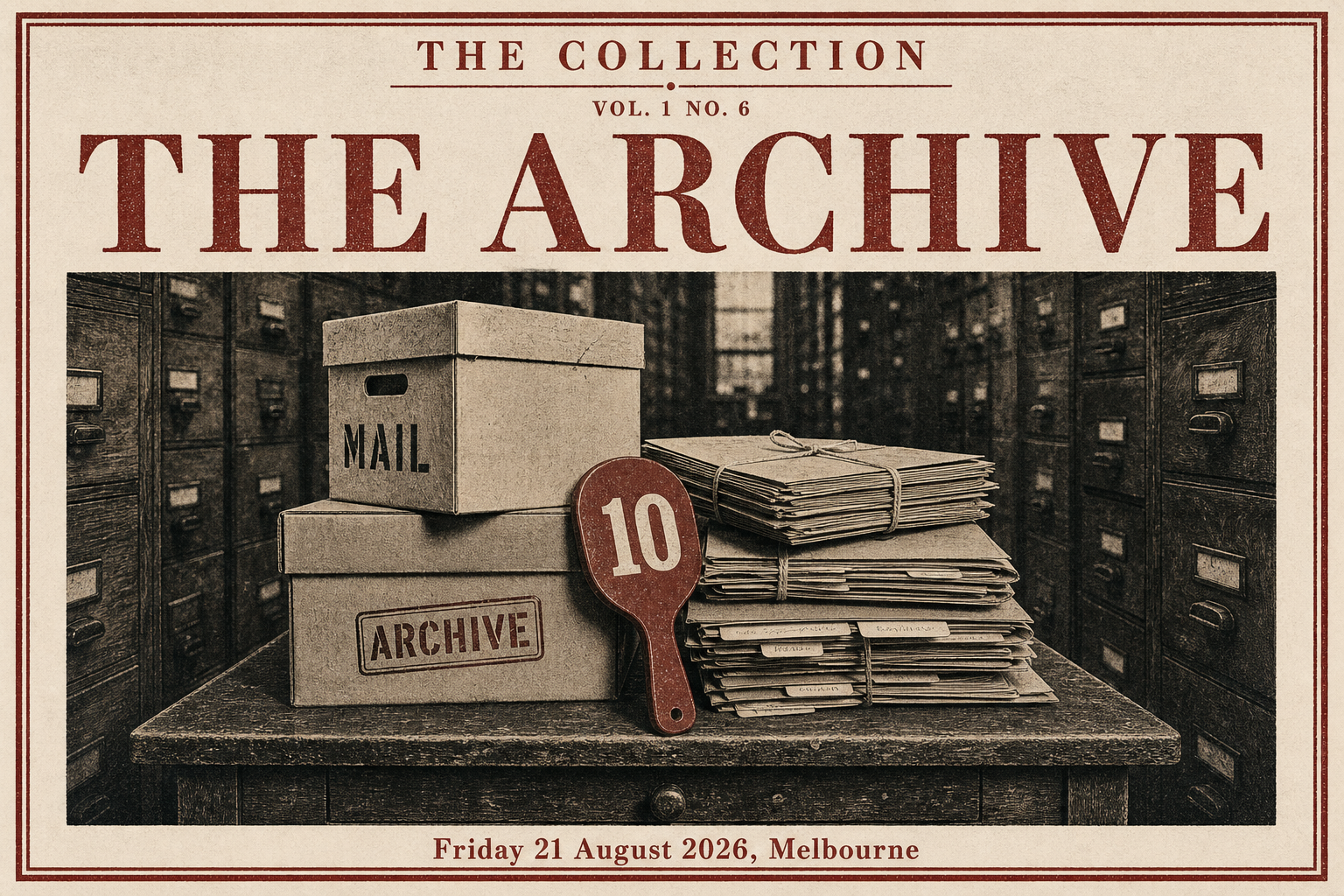 The Archive, Friday 21 August 2026