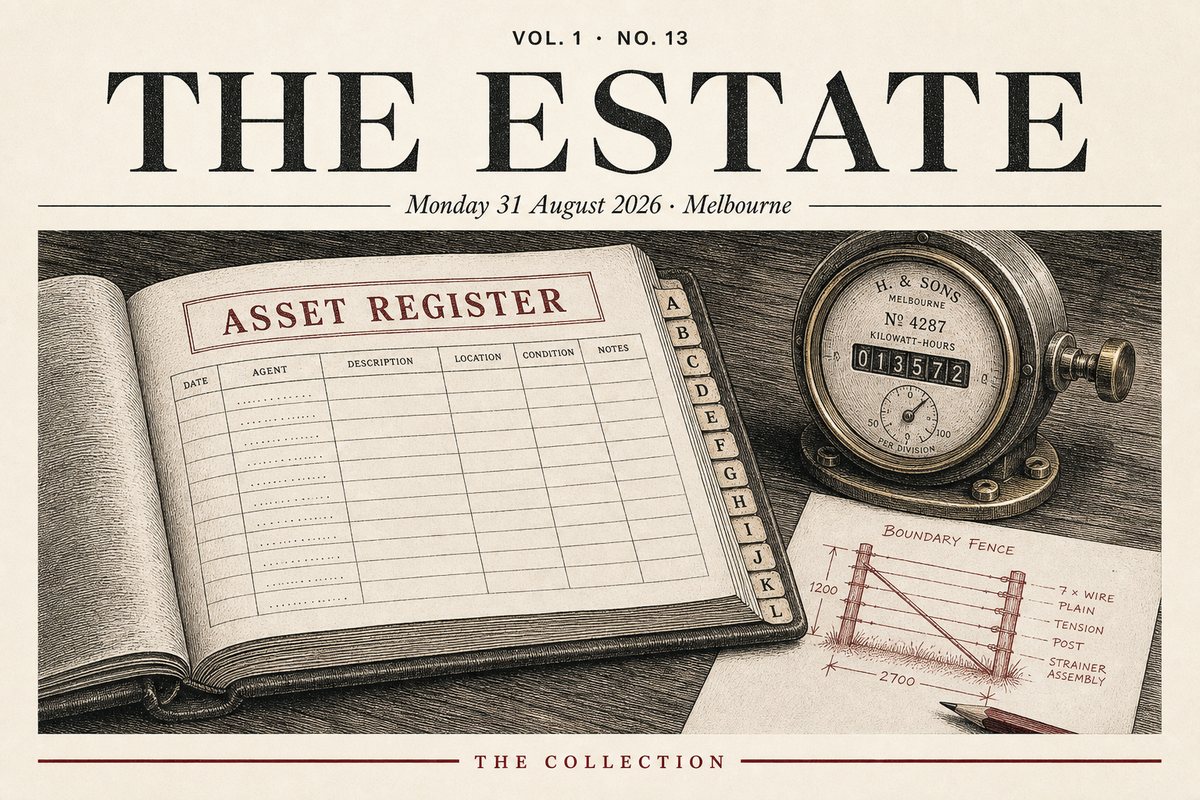The Estate, Monday 31 August 2026