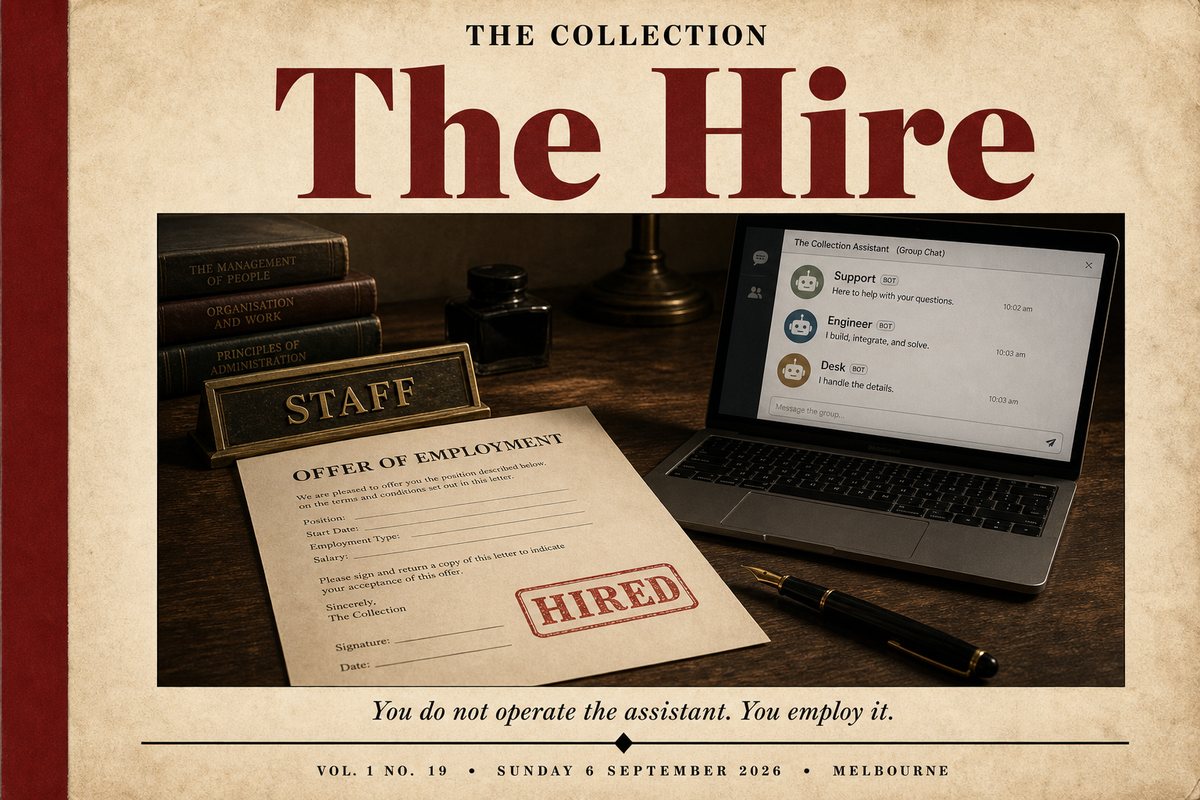 The Hire, Sunday 6 September 2026