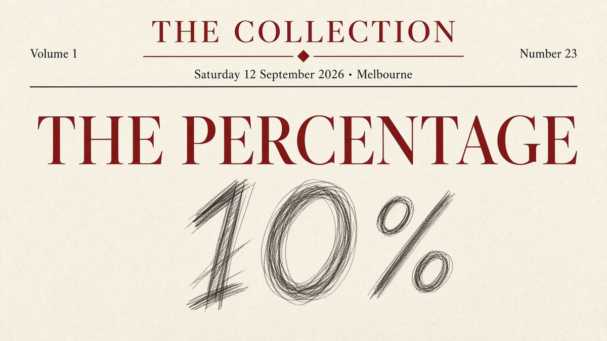 The Percentage, Saturday 12 September 2026