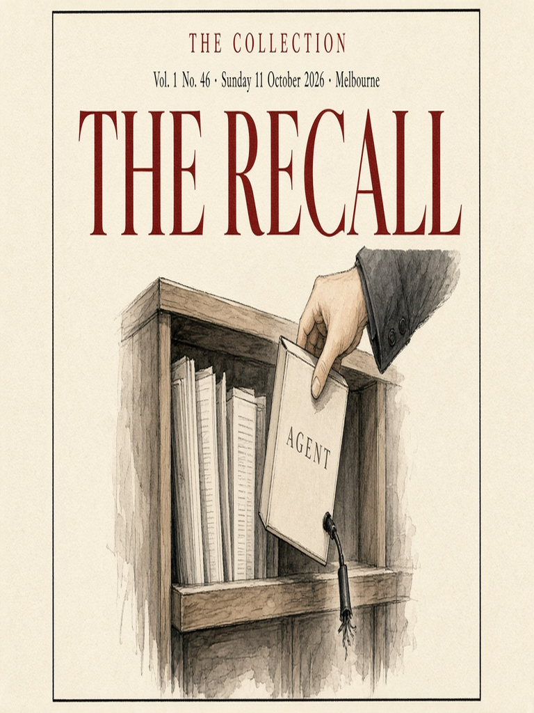 The Recall, Sunday 11 October 2026