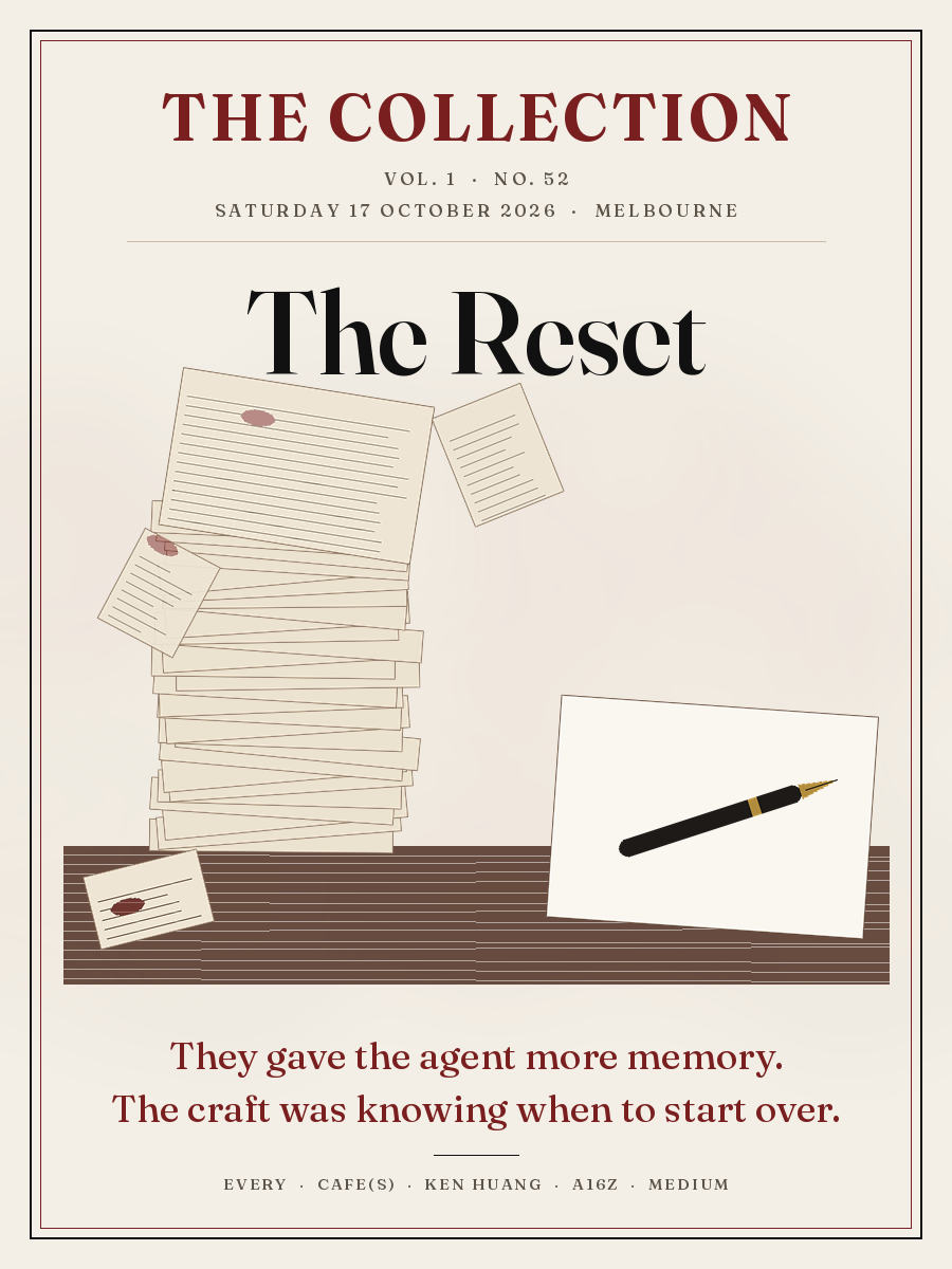 The Reset, Saturday 17 October 2026