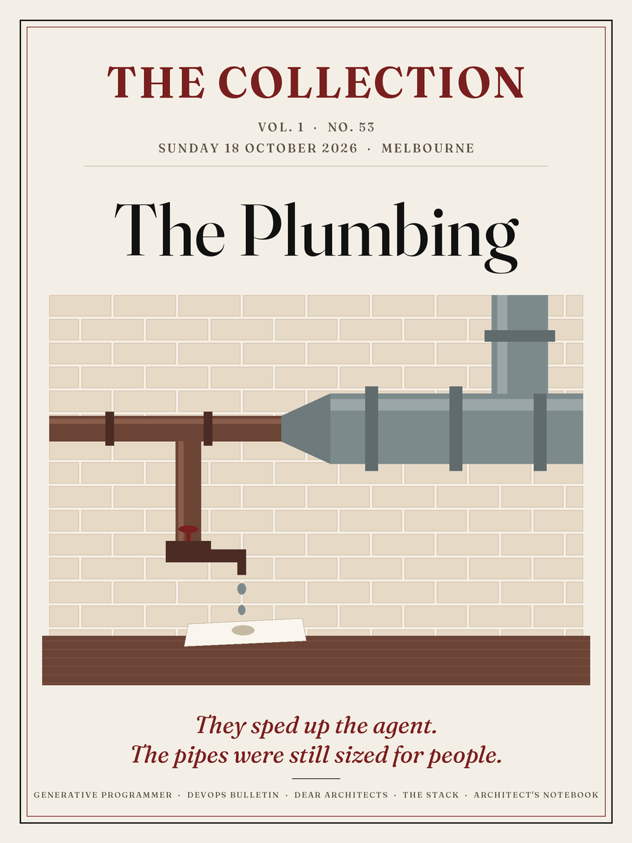 The Plumbing, Sunday 18 October 2026